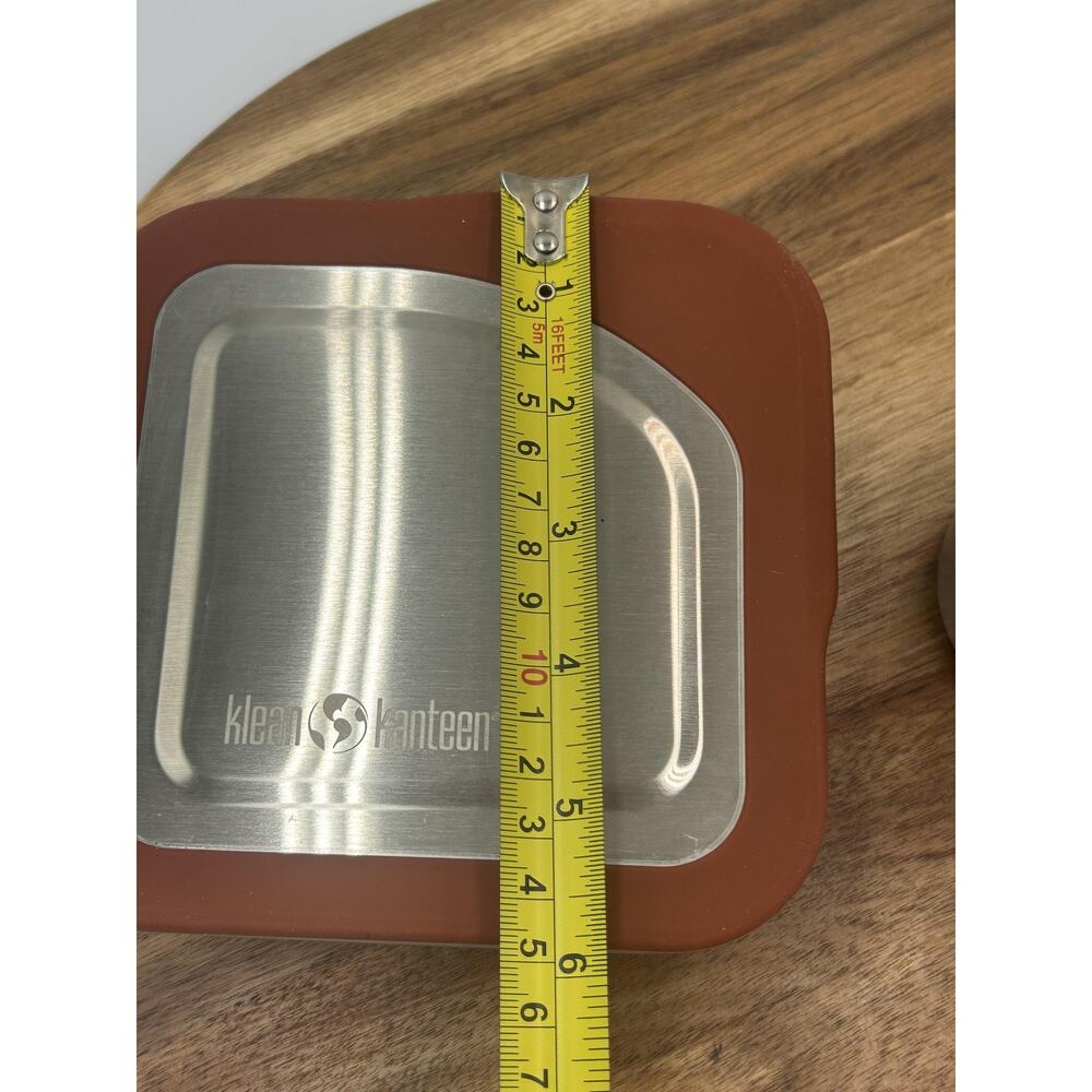 Klean Kanteen Classic Water Bottle 18oz Straw & Food Box Set Stainless Orange - Picture 14 of 15